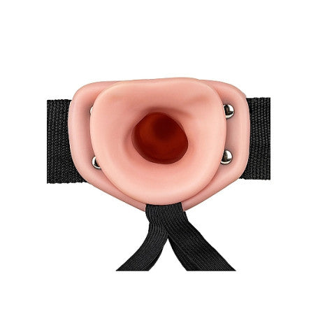 Fallo cavo indossabile Hollow Strap-on without Balls - 10'' / 24,5 cm - Flesh