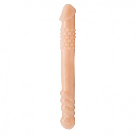 FALLO DOPPIO DILDO VAGINALE ANALE REALISTICO SEX TOY PER UOMO E DONNA COLOR CARNE